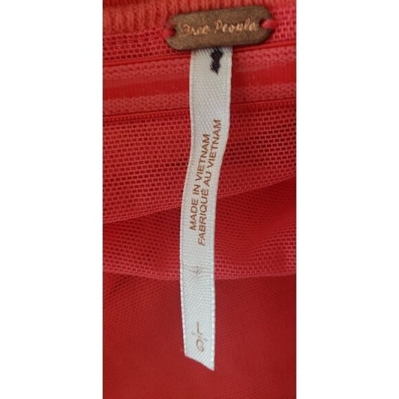 NEW FREE PEOPLE BOULEVARD BELLA ROSA LINED TUBE TOP SZ LARGE - Picture 6 of 7